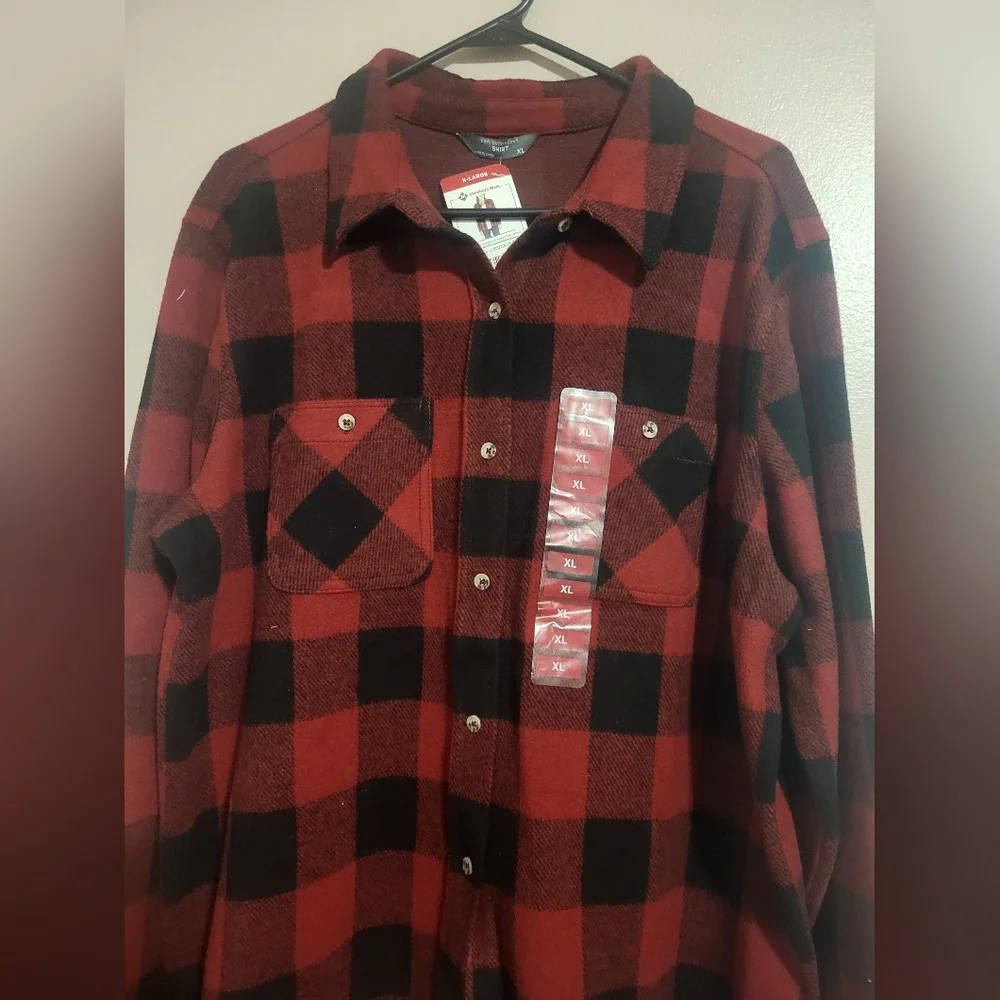 Member's Mark cozy button down shirt XL - Picture 2 of 3